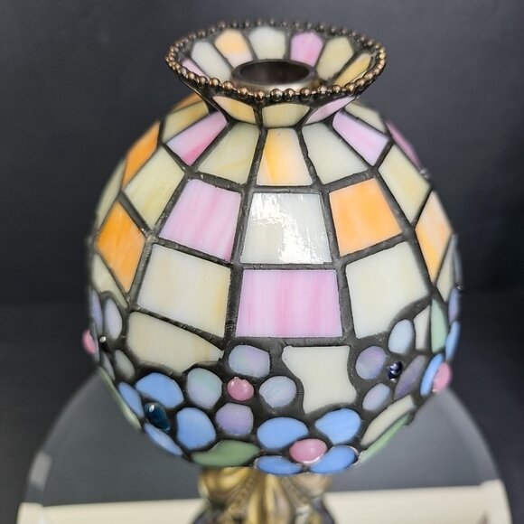 Retired "Partylite" Hydrangea Tealight Candle Lamp Gorgeous! - Picture 3 of 13